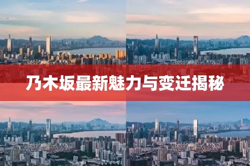 乃木坂最新魅力与变迁揭秘