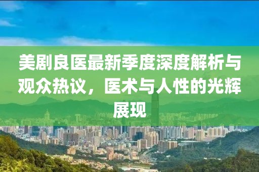 美剧良医最新季度深度解析与观众热议，医术与人性的光辉展现