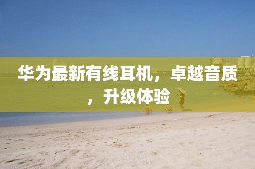 华为最新有线耳机，卓越音质，升级体验