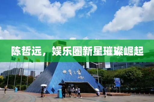 陈哲远，娱乐圈新星璀璨崛起