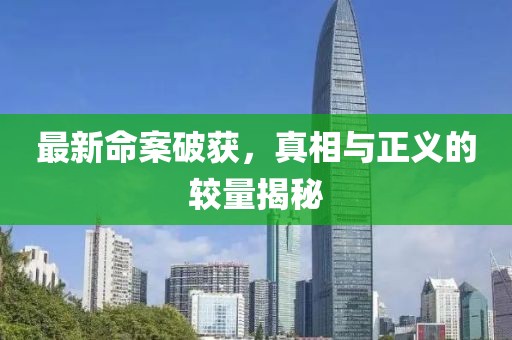 最新命案破获，真相与正义的较量揭秘