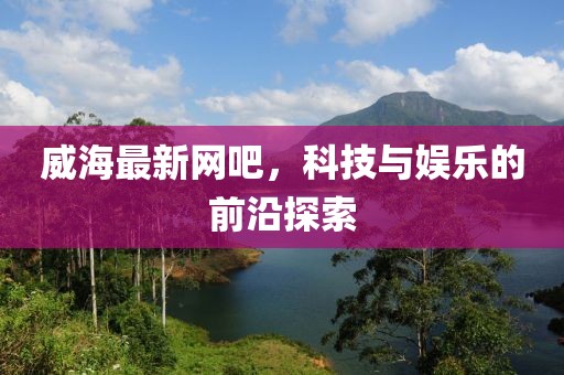 威海最新网吧，科技与娱乐的前沿探索