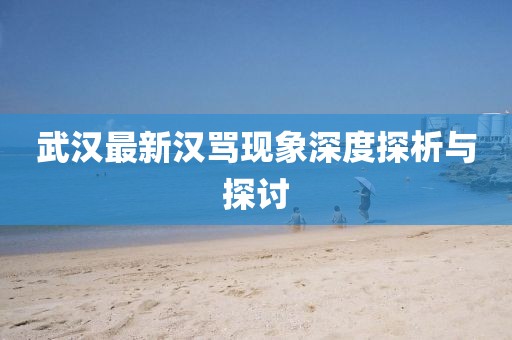 武汉最新汉骂现象深度探析与探讨