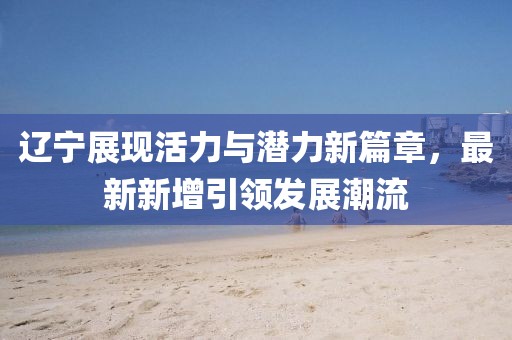辽宁展现活力与潜力新篇章，最新新增引领发展潮流