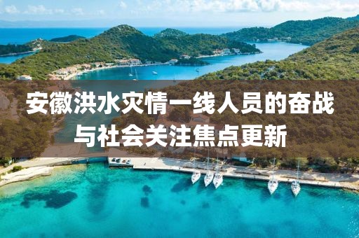 安徽洪水灾情一线人员的奋战与社会关注焦点更新