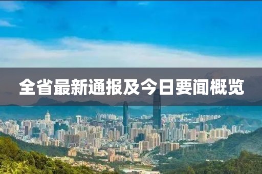 全省最新通报及今日要闻概览