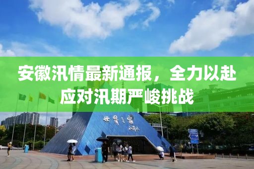 安徽汛情最新通报，全力以赴应对汛期严峻挑战