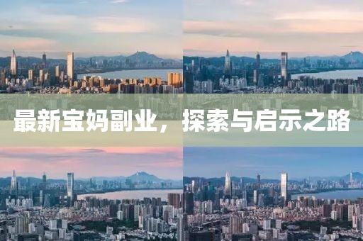 最新宝妈副业，探索与启示之路