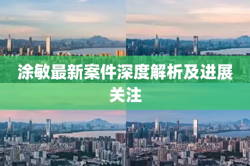 涂敏最新案件深度解析及进展关注