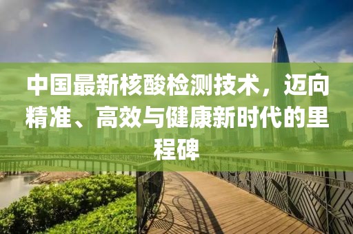 中国最新核酸检测技术，迈向精准、高效与健康新时代的里程碑