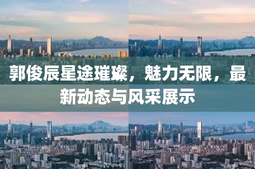 郭俊辰星途璀璨，魅力无限，最新动态与风采展示
