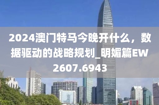 2024澳门特马今晚开什么，数据驱动的战略规划_明媚篇EW2607.6943