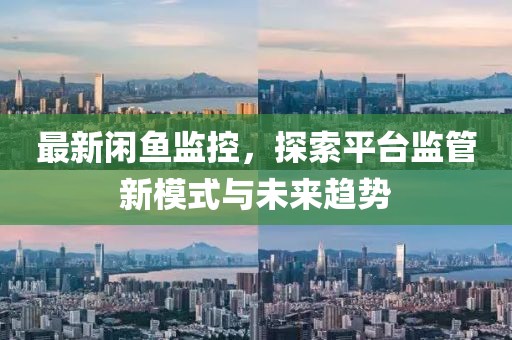 最新闲鱼监控，探索平台监管新模式与未来趋势