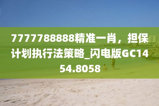 7777788888精准一肖，担保计划执行法策略_闪电版GC1454.8058
