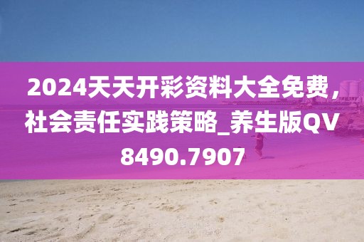 2024天天开彩资料大全免费，社会责任实践策略_养生版QV8490.7907
