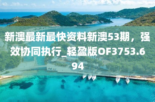 新澳最新最快资料新澳53期，强效协同执行_轻盈版OF3753.694