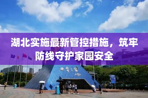 湖北实施最新管控措施，筑牢防线守护家园安全