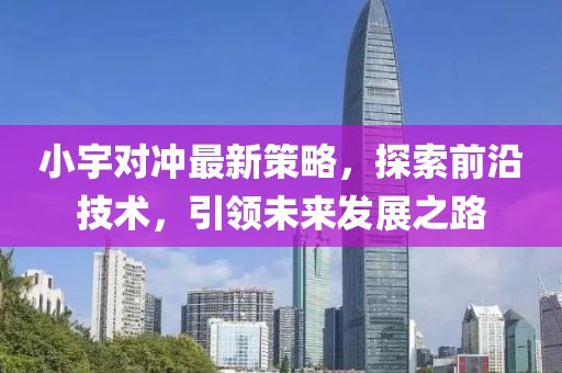 小宇对冲最新策略，探索前沿技术，引领未来发展之路