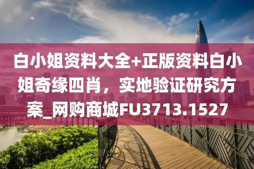 白小姐资料大全+正版资料白小姐奇缘四肖，实地验证研究方案_网购商城FU3713.1527
