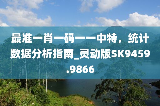 最准一肖一码一一中特，统计数据分析指南_灵动版SK9459.9866