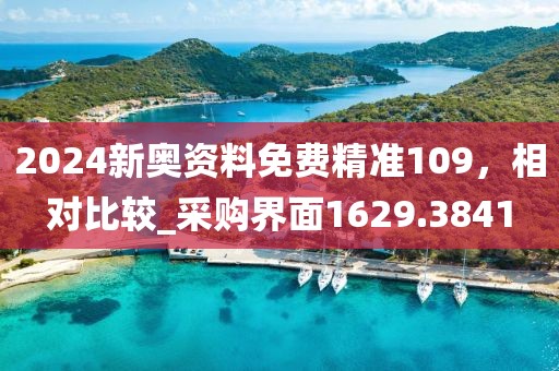 2024新奥资料免费精准109，相对比较_采购界面1629.3841