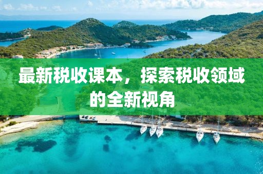 最新税收课本，探索税收领域的全新视角