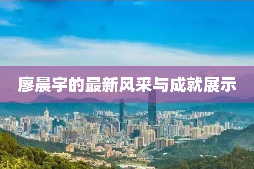 廖晨宇的最新风采与成就展示
