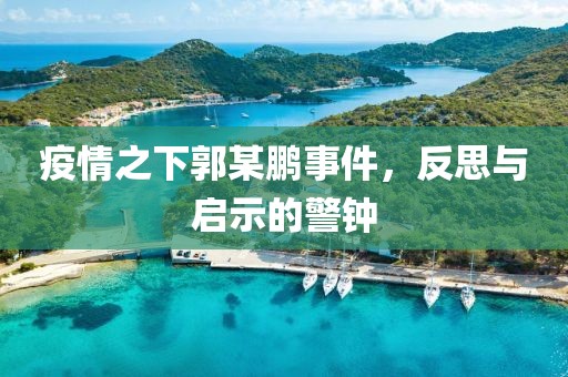 疫情之下郭某鹏事件，反思与启示的警钟