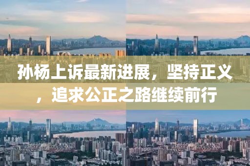孙杨上诉最新进展，坚持正义，追求公正之路继续前行