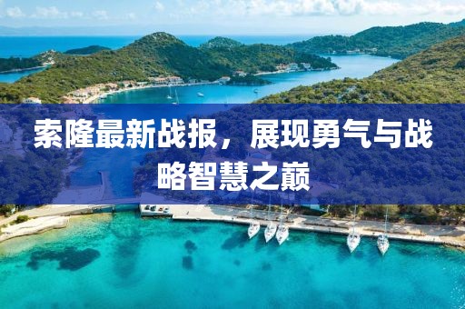 索隆最新战报，展现勇气与战略智慧之巅