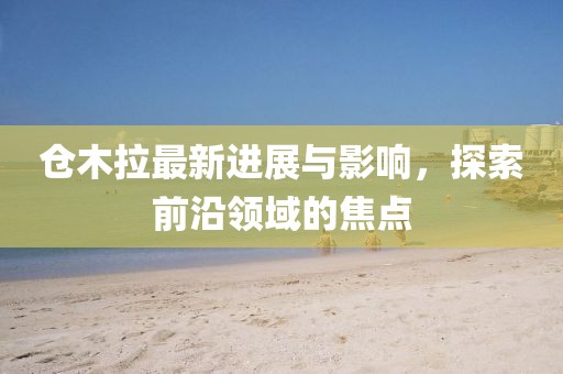 仓木拉最新进展与影响，探索前沿领域的焦点