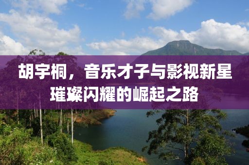 胡宇桐，音乐才子与影视新星璀璨闪耀的崛起之路