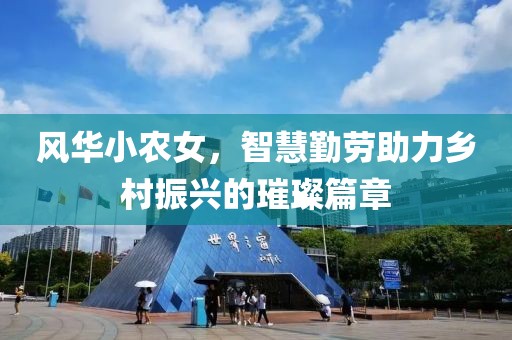 风华小农女，智慧勤劳助力乡村振兴的璀璨篇章