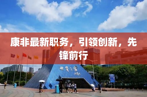 康非最新职务，引领创新，先锋前行