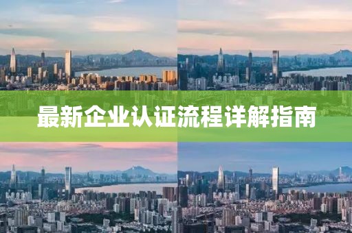 最新企业认证流程详解指南
