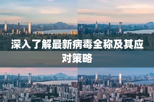 深入了解最新病毒全称及其应对策略