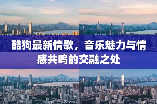 酷狗最新情歌，音乐魅力与情感共鸣的交融之处