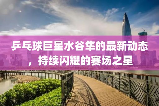 乒乓球巨星水谷隼的最新动态，持续闪耀的赛场之星