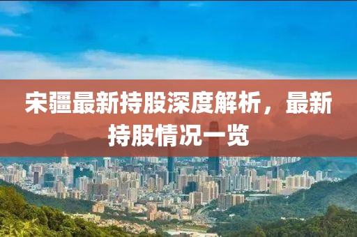 宋疆最新持股深度解析，最新持股情况一览