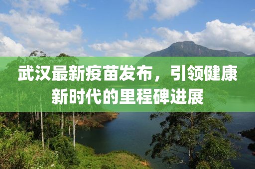武汉最新疫苗发布，引领健康新时代的里程碑进展