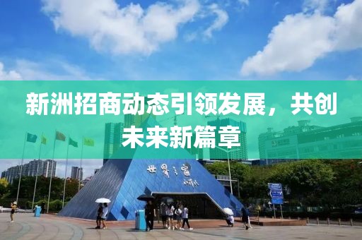 新洲招商动态引领发展，共创未来新篇章