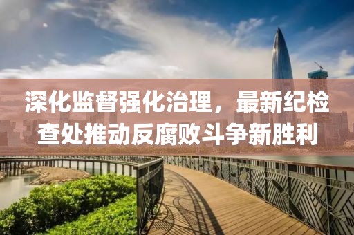 深化监督强化治理，最新纪检查处推动反腐败斗争新胜利