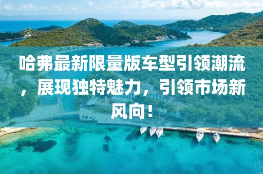 哈弗最新限量版车型引领潮流，展现独特魅力，引领市场新风向！