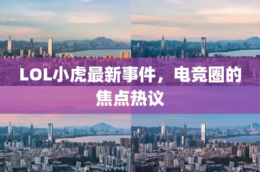 LOL小虎最新事件，电竞圈的焦点热议