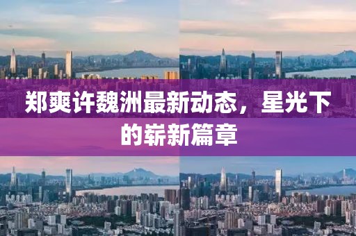 郑爽许魏洲最新动态，星光下的崭新篇章