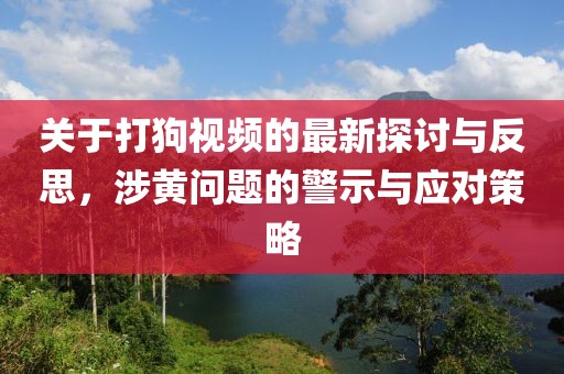 关于打狗视频的最新探讨与反思，涉黄问题的警示与应对策略