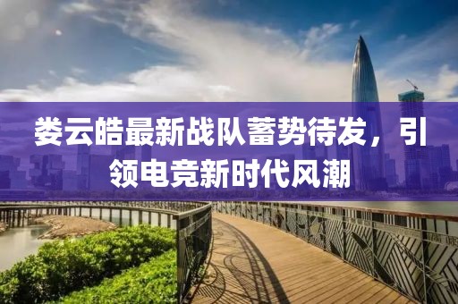 娄云皓最新战队蓄势待发，引领电竞新时代风潮