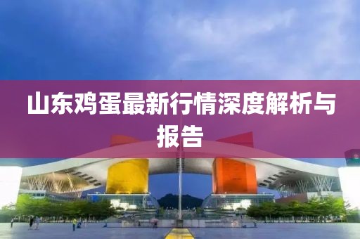 山东鸡蛋最新行情深度解析与报告