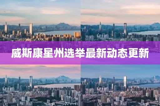 威斯康星州选举最新动态更新