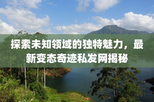 探索未知领域的独特魅力，最新变态奇迹私发网揭秘